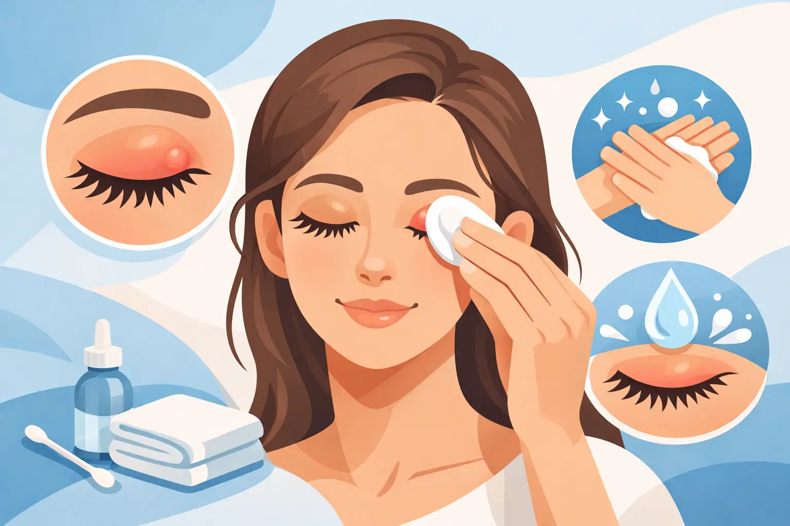 How to Clean Eyelid Stye Safely