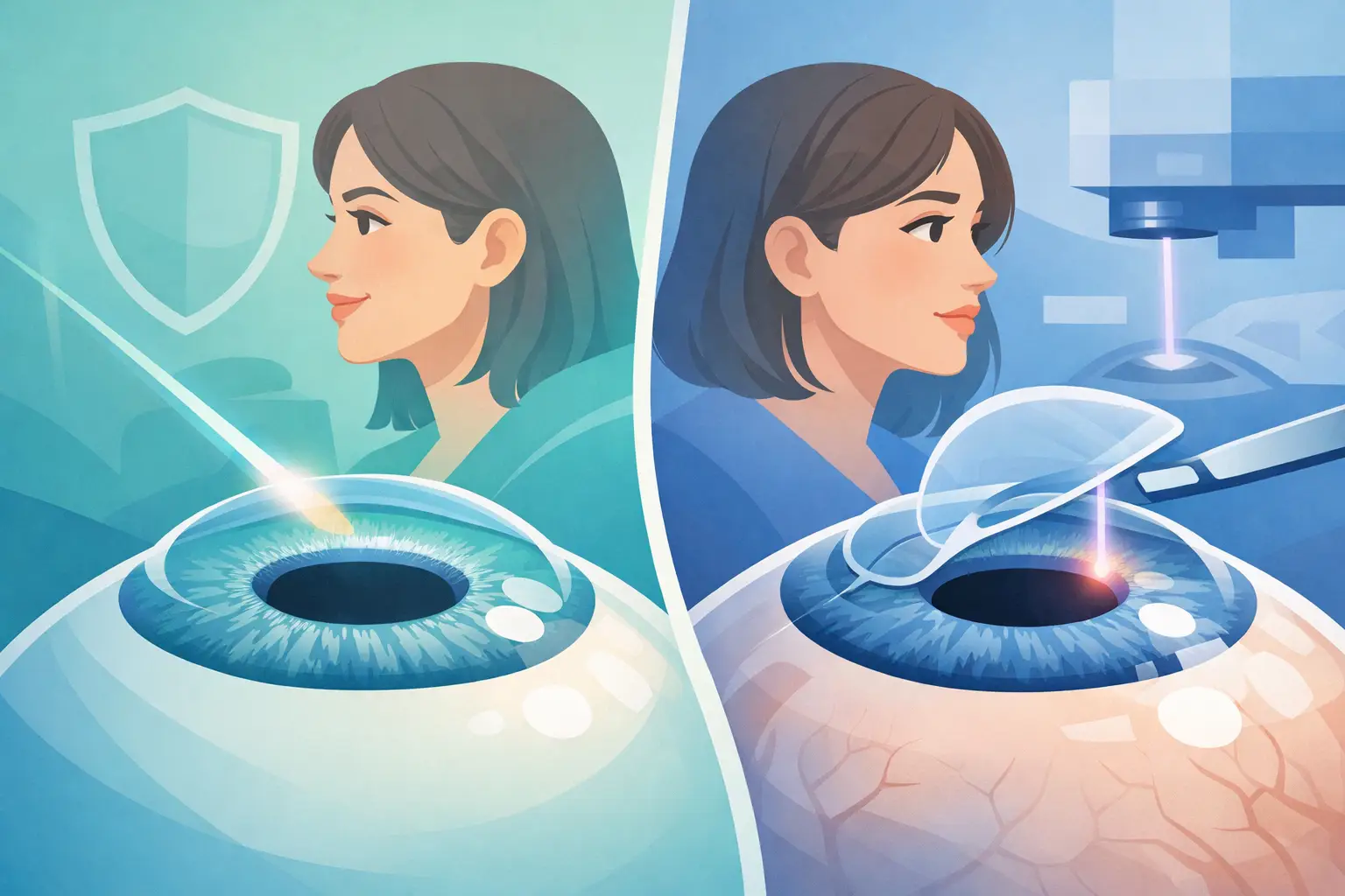 How Trans PRK Is Safer Than LASIK