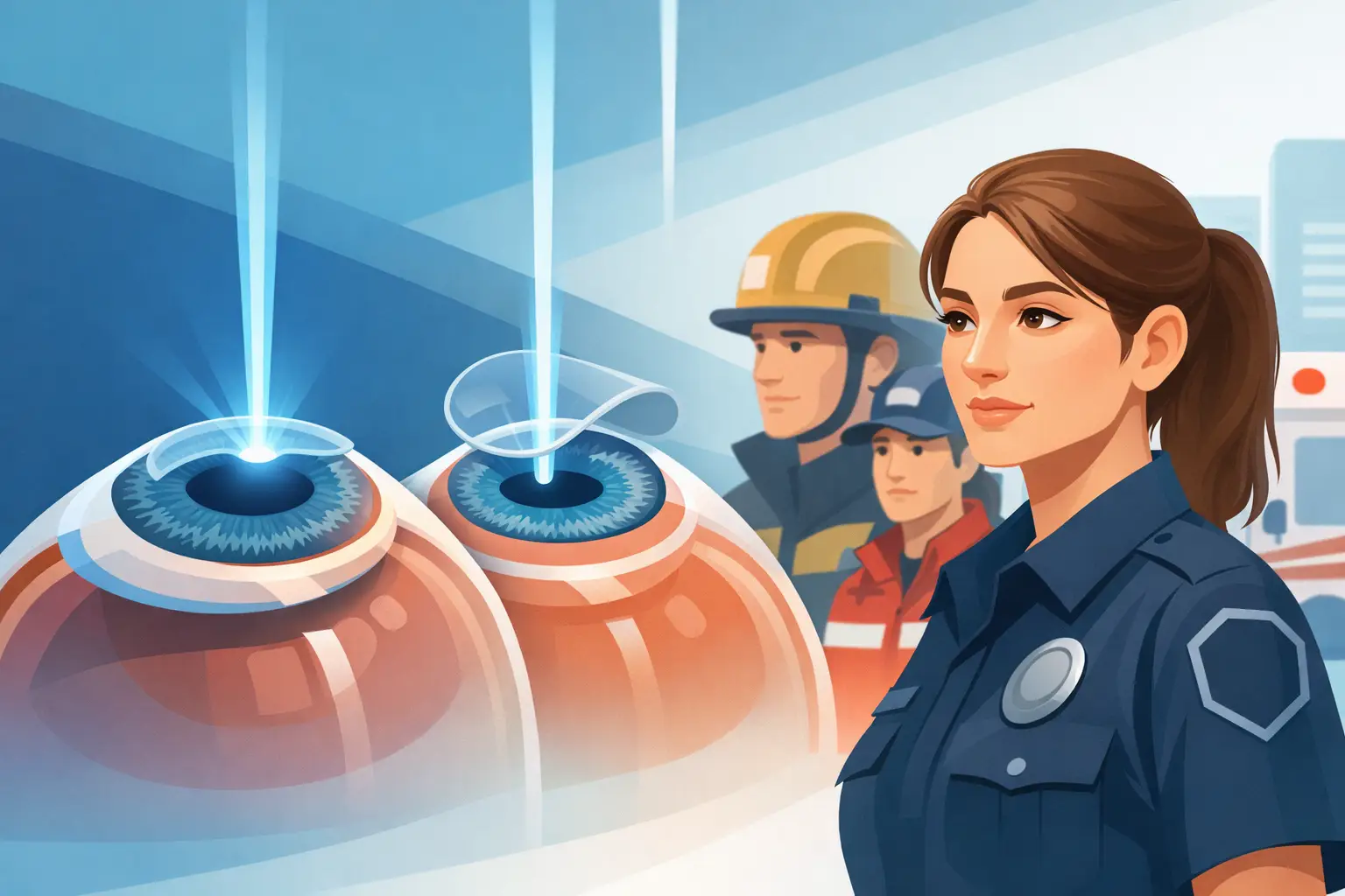 Is Trans PRK Safer Than LASIK for First Responders?