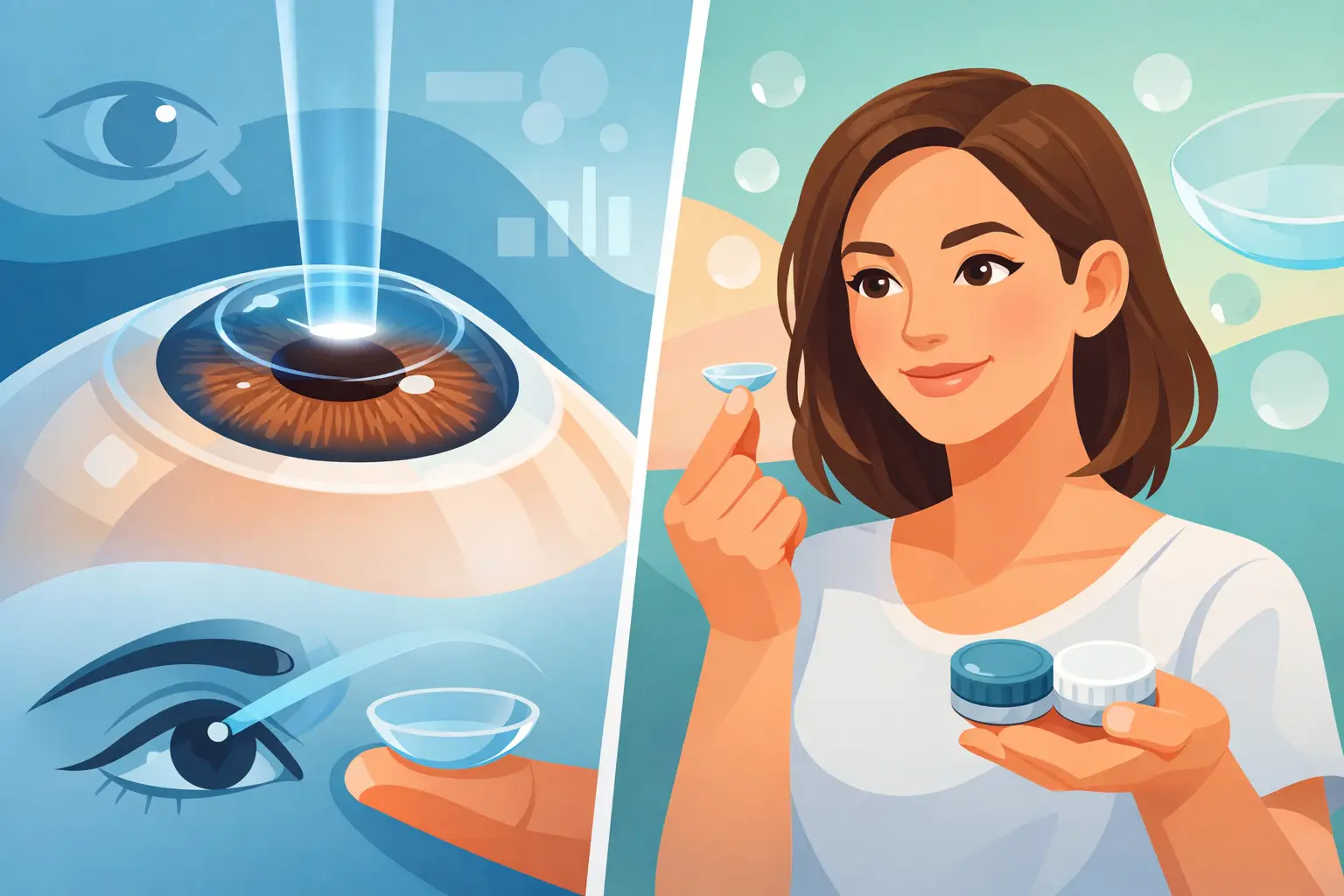 PRK Versus Contact Lenses: Which Fits You?