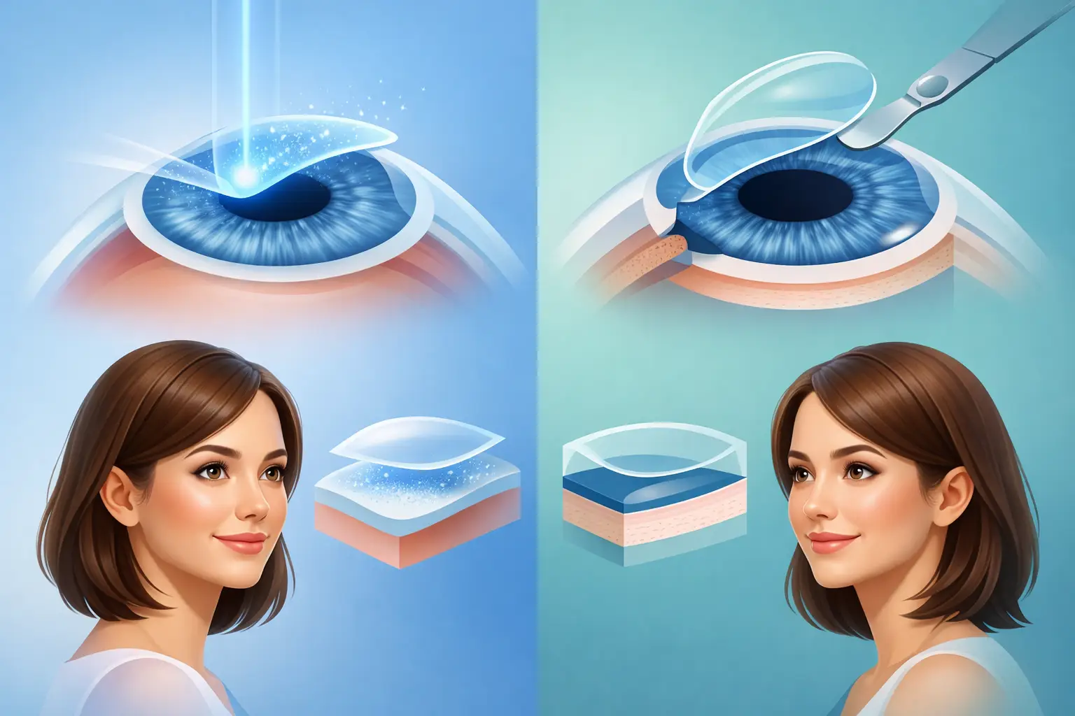 Why Trans PRK Preserves More Tissue Than LASIK