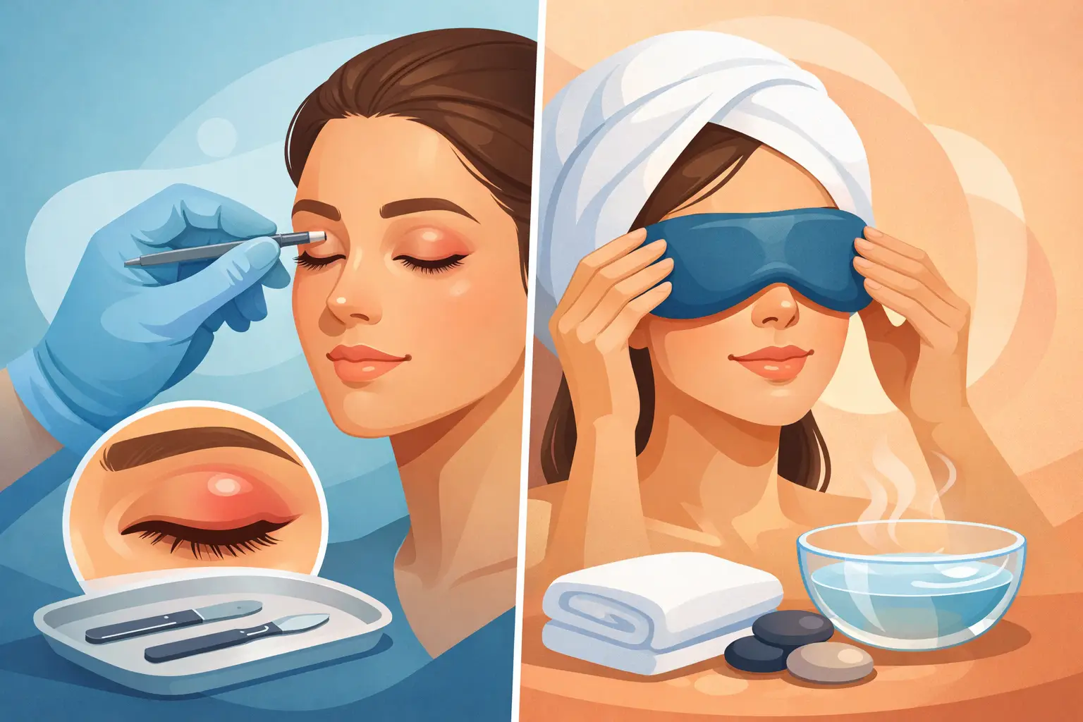 Chalazion Removal vs Warm Compress